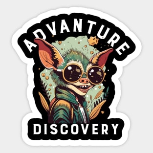 mogwai, funny adventure Sticker